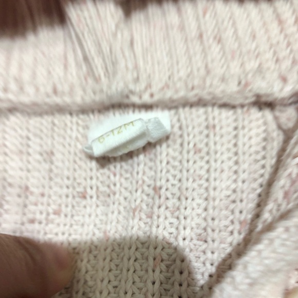 Jamie Kay pink sweater romper mauve onesie 6-12 months 2pcs - Picture 2 of 6